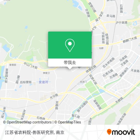江苏省农科院-兽医研究所地图