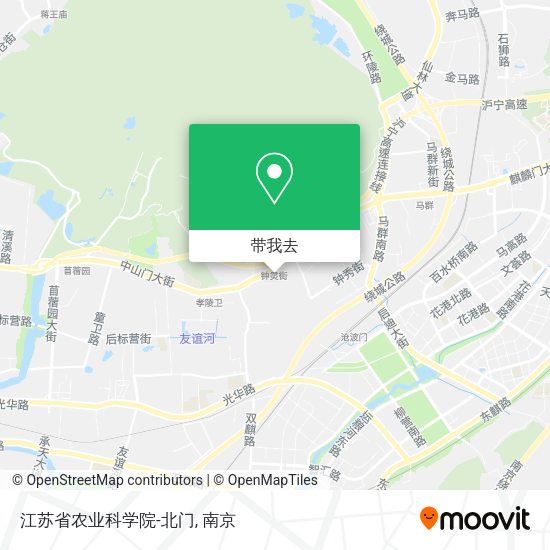 江苏省农业科学院-北门地图