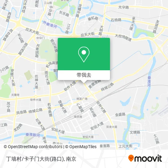 丁墙村/卡子门大街(路口)地图