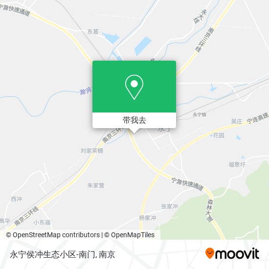 永宁侯冲生态小区-南门地图