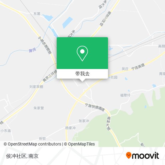 侯冲社区地图