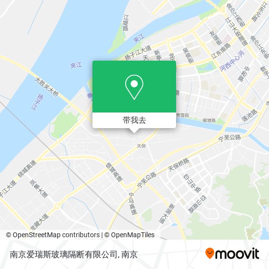 南京爱瑞斯玻璃隔断有限公司地图