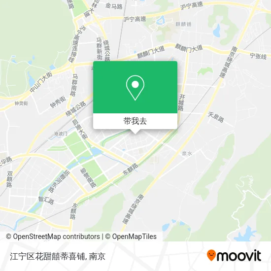 江宁区花甜囍蒂喜铺地图