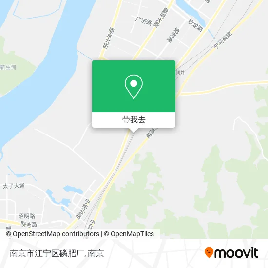 南京市江宁区磷肥厂地图