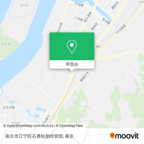 南京市江宁区石勇轮胎经营部地图