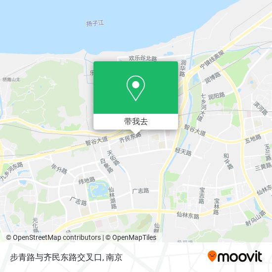 步青路与齐民东路交叉口地图