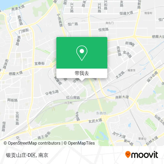 银贡山庄-D区地图