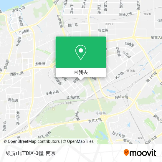 银贡山庄D区-3幢地图