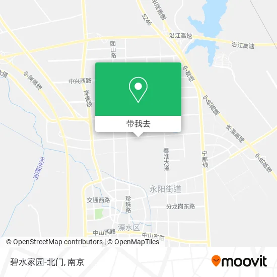 碧水家园-北门地图
