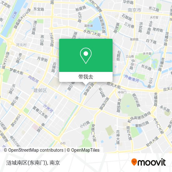 涟城南区(东南门)地图