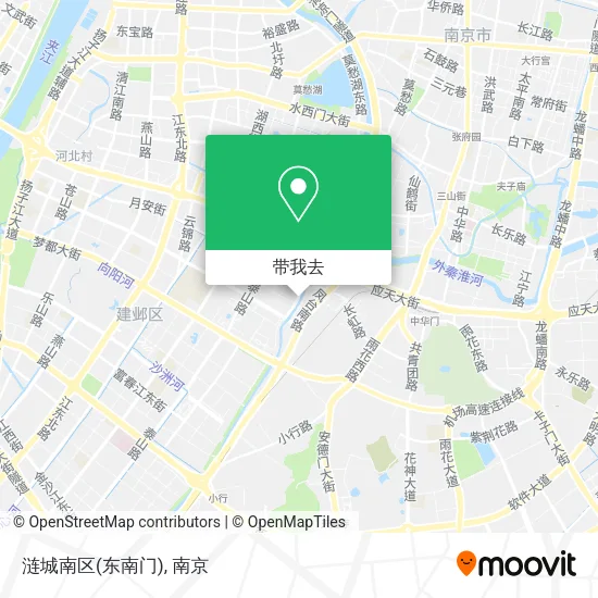 涟城南区(东南门)地图