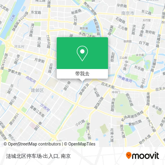 涟城北区停车场-出入口地图