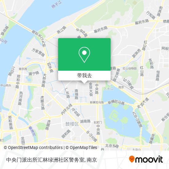 中央门派出所汇林绿洲社区警务室地图