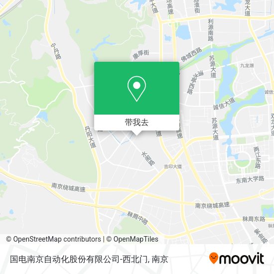 国电南京自动化股份有限公司-西北门地图