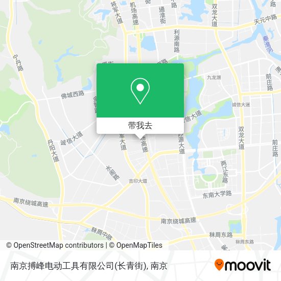 南京搏峰电动工具有限公司(长青街)地图