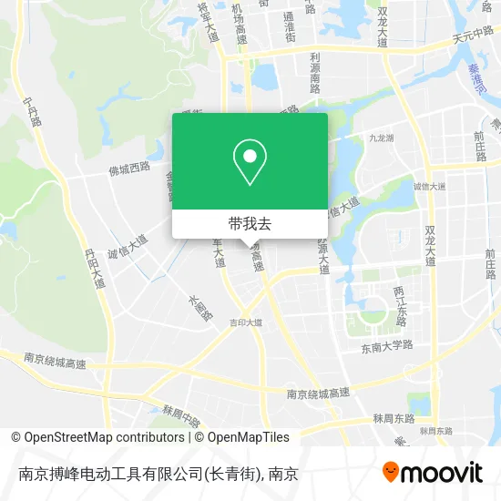 南京搏峰电动工具有限公司(长青街)地图