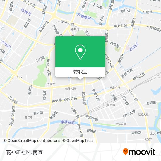 花神庙社区地图