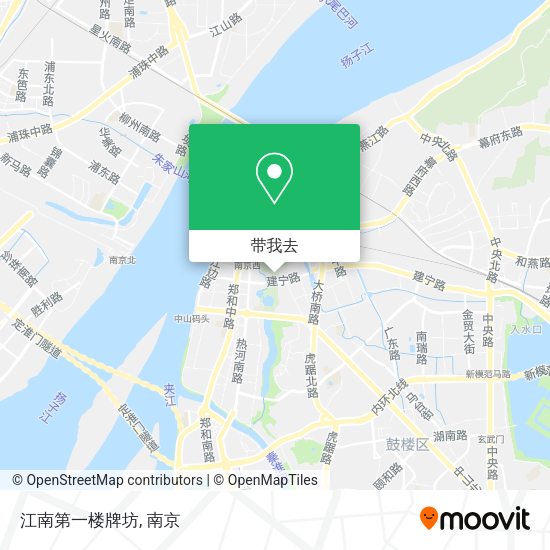 江南第一楼牌坊地图