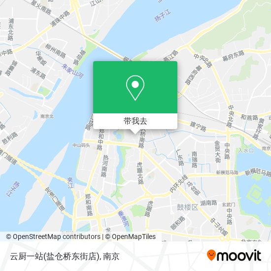 云厨一站(盐仓桥东街店)地图