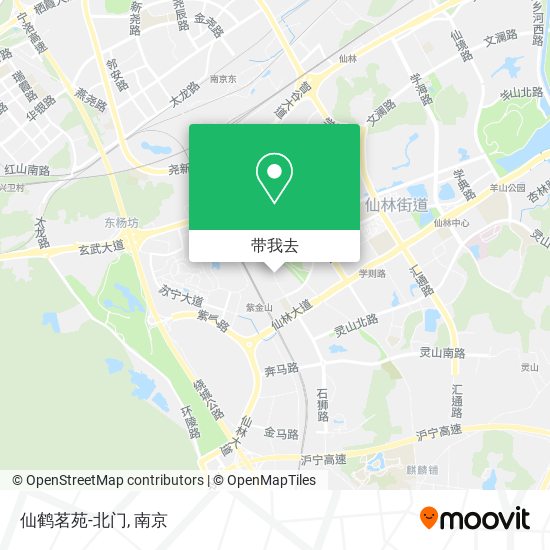 仙鹤茗苑-北门地图