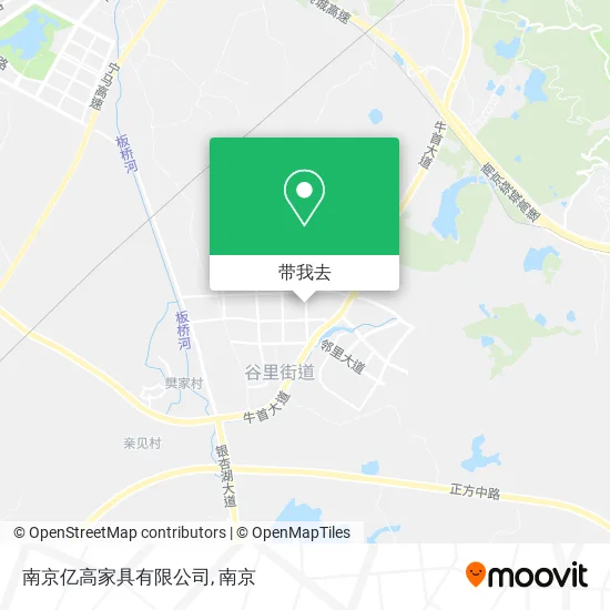 南京亿高家具有限公司地图