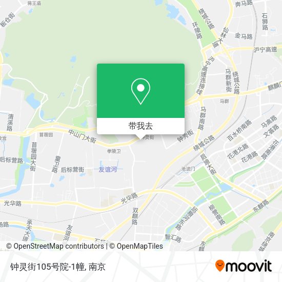 钟灵街105号院-1幢地图
