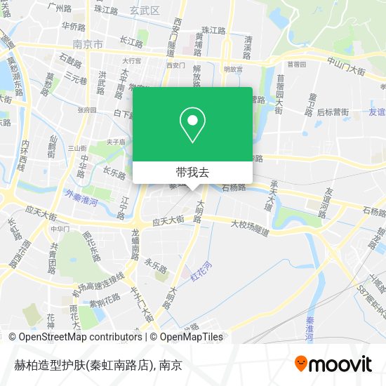 赫柏造型护肤(秦虹南路店)地图