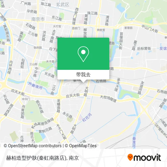 赫柏造型护肤(秦虹南路店)地图