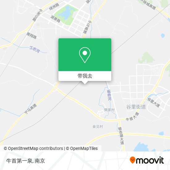 牛首第一泉地图