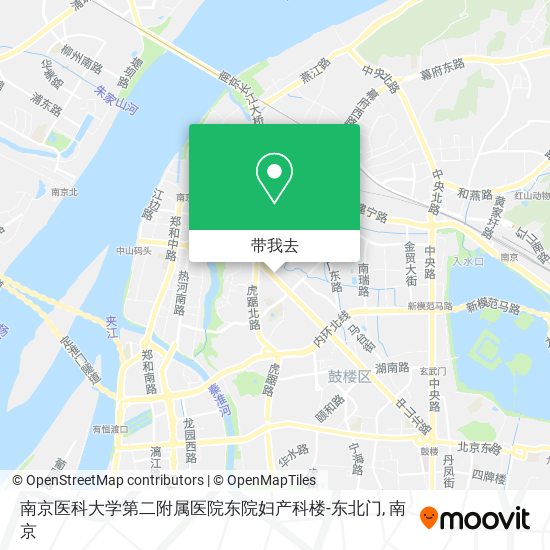 南京医科大学第二附属医院东院妇产科楼-东北门地图