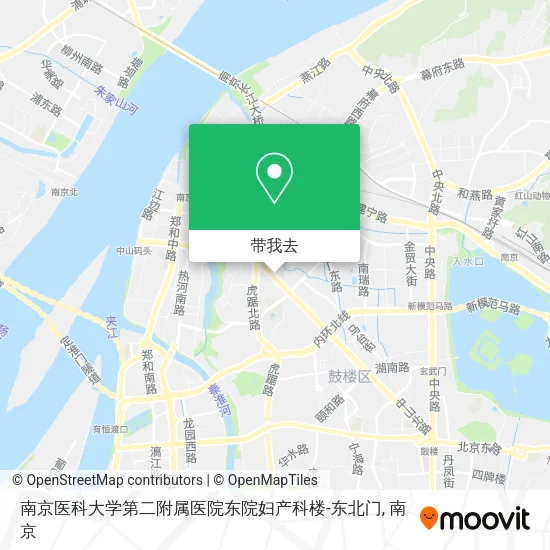 南京医科大学第二附属医院东院妇产科楼-东北门地图