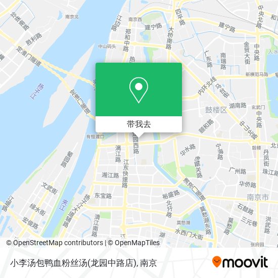 小李汤包鸭血粉丝汤(龙园中路店)地图