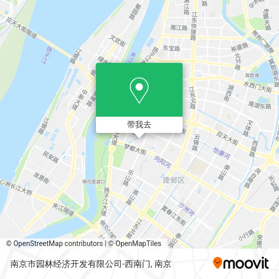 南京市园林经济开发有限公司-西南门地图
