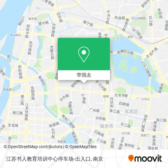 江苏书人教育培训中心停车场-出入口地图