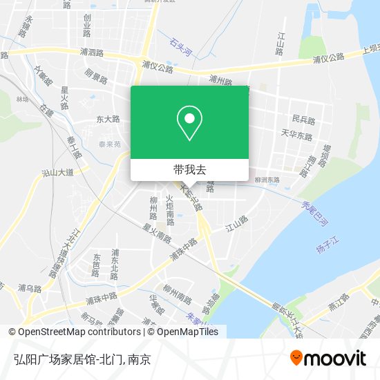弘阳广场家居馆-北门地图