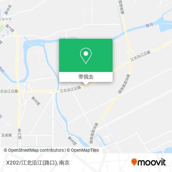 X202/江北沿江(路口)地图