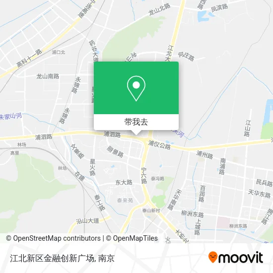 江北新区金融创新广场地图
