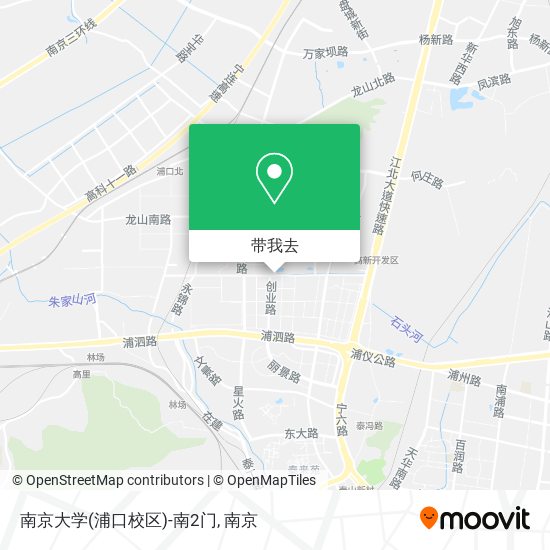 南京大学(浦口校区)-南2门地图