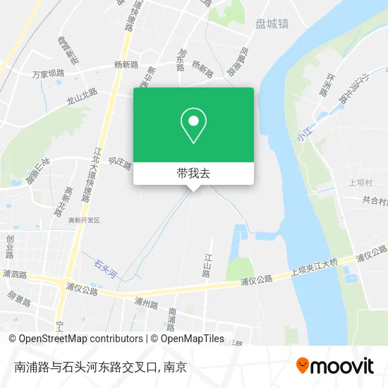 南浦路与石头河东路交叉口地图