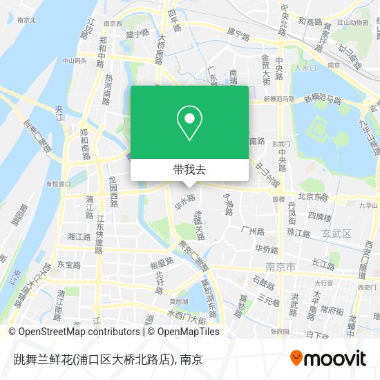 跳舞兰鲜花(浦口区大桥北路店)地图