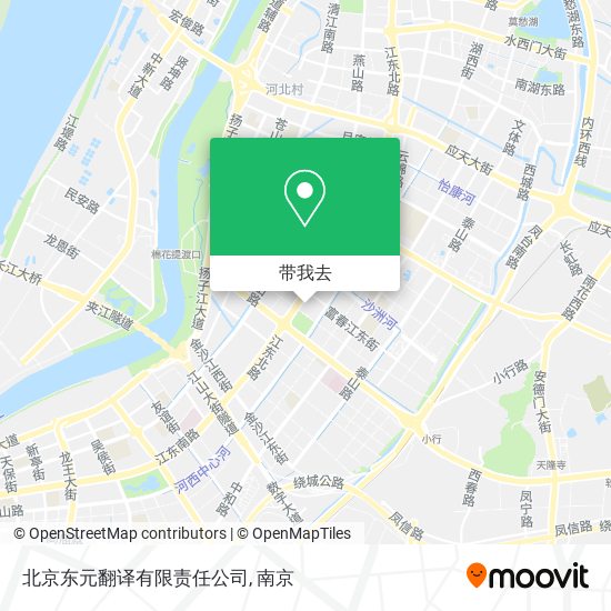 北京东元翻译有限责任公司地图