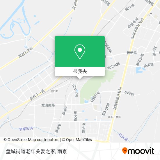 盘城街道老年关爱之家地图