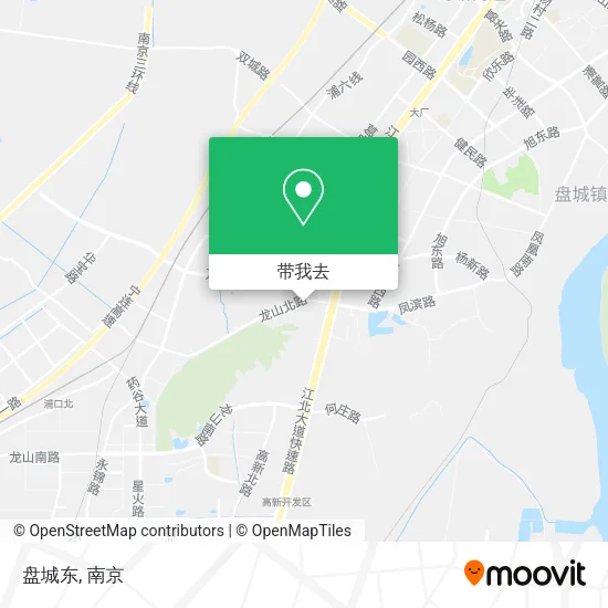 盘城东地图