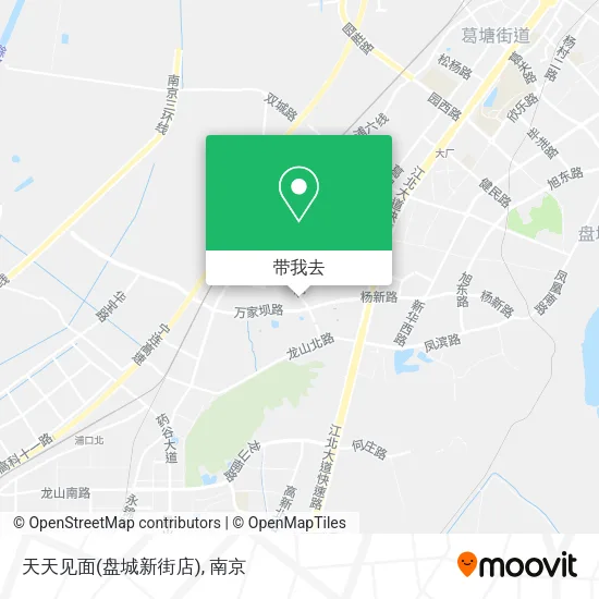 天天见面(盘城新街店)地图
