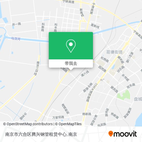 南京市六合区腾兴钢管租赁中心地图
