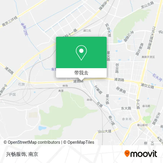 兴畅服饰地图