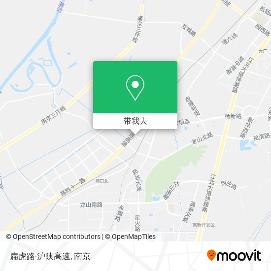扁虎路·沪陕高速地图