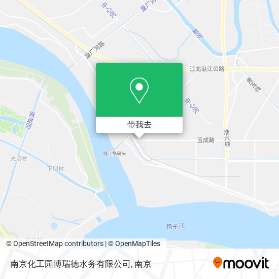 南京化工园博瑞德水务有限公司地图