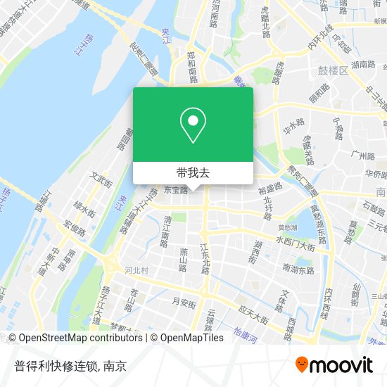 普得利快修连锁地图