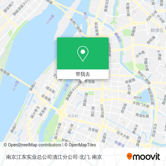 南京江东实业总公司清江分公司-北门地图